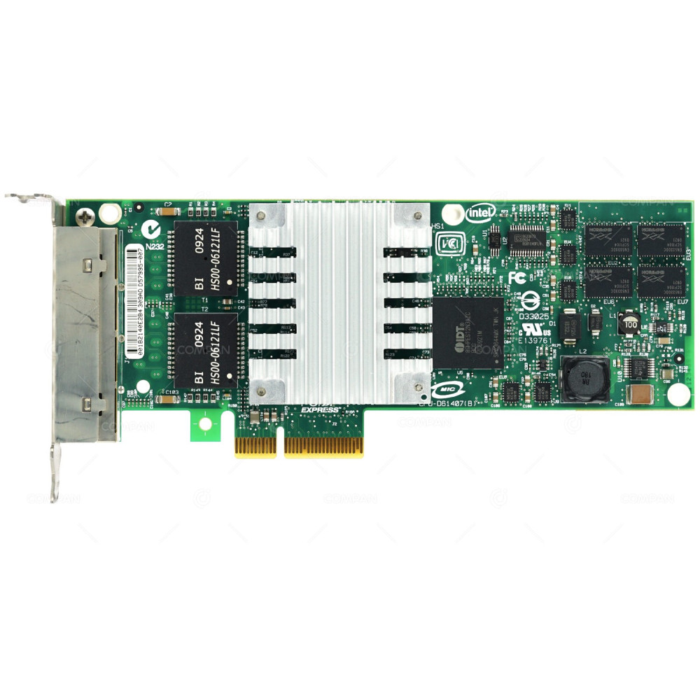 D57995-007 LP INTEL PRO/1000 PT QUAD PORT SERVER ADAPTER PCI-E LOW PROFILE EXPI9404PTG2L20